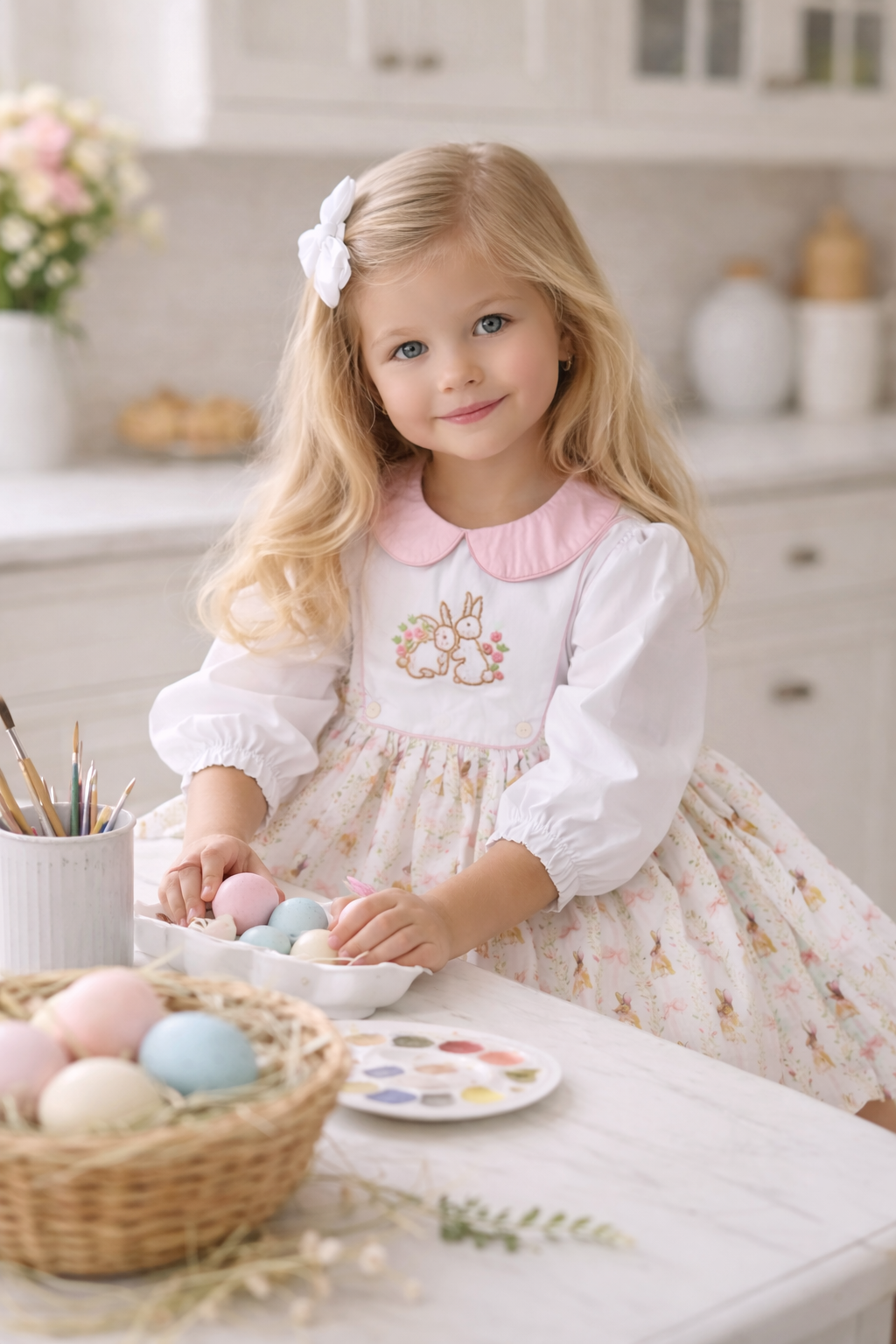 Rose Trim Blouse