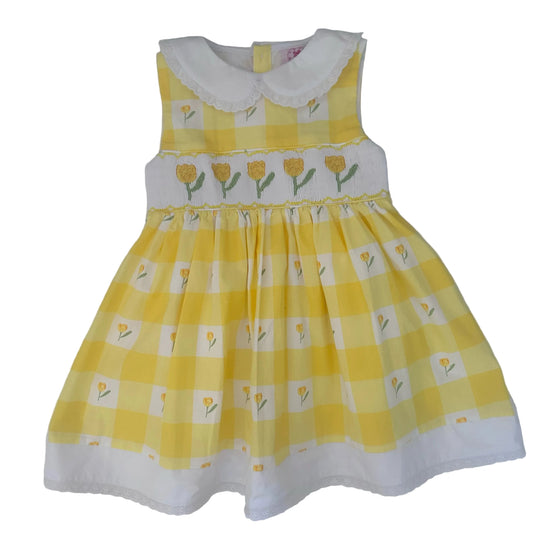 Sunny Tulip Smock Dress