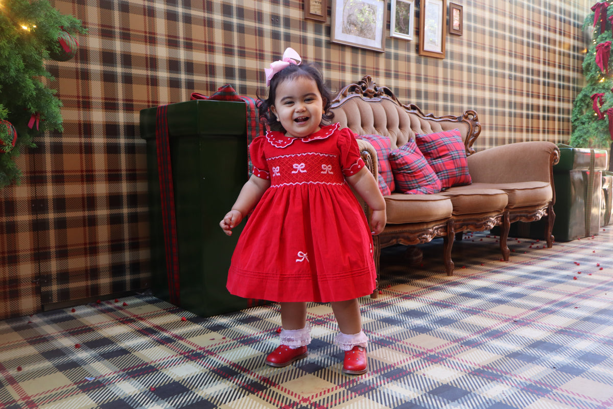 Ruby Bows Dress
