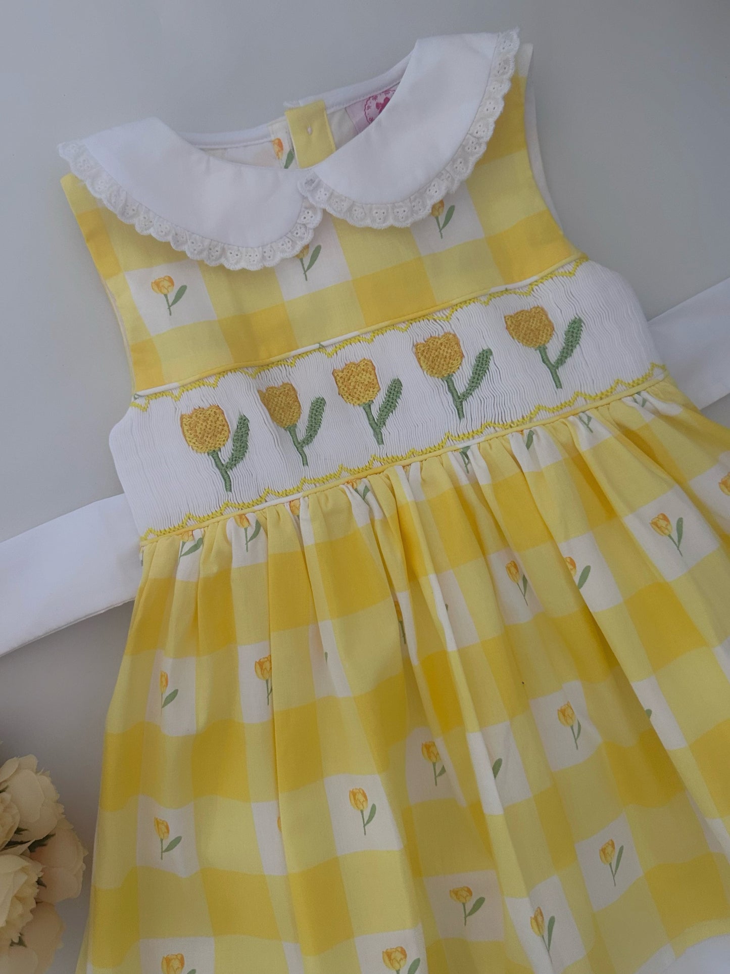 Sunny Tulip Smock Dress