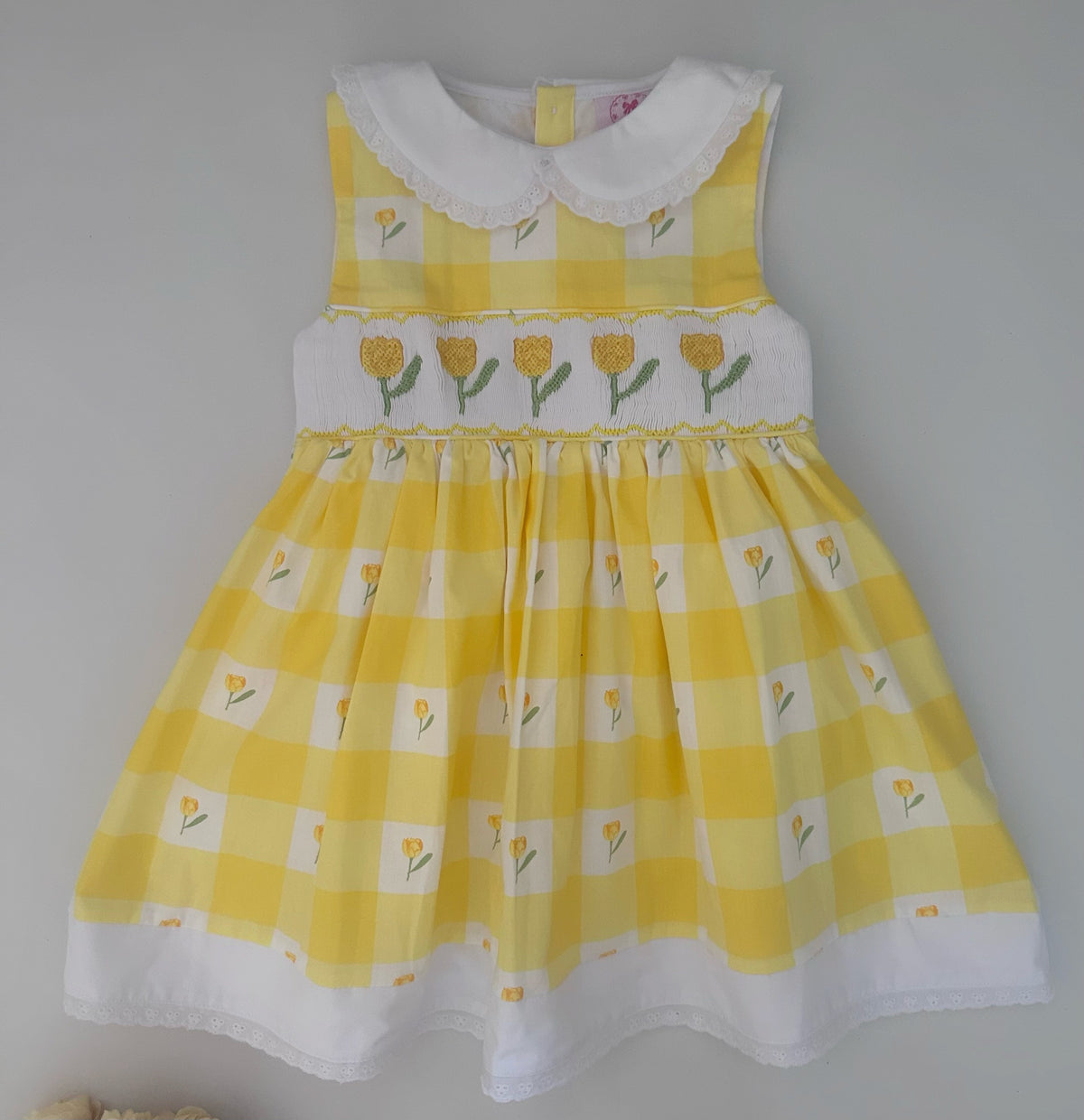 Sunny Tulip Smock Dress